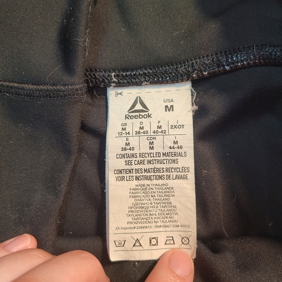 Reebok Women's Active Athletic Workout Studio Mesh Tight Legging size M - Picture 9 of 12